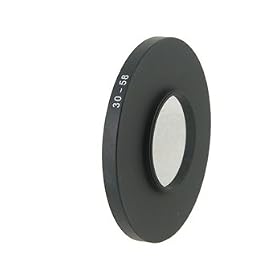 30-58mm Anodized Aluminum Step-up Ring Adapter for Cameras (Black) + Worldwide free shiping