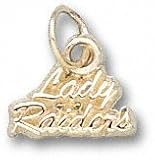Texas Tech Red Raiders Solid 10K Gold ''LADY RAIDERS'' Pendant