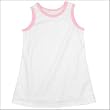 Girls Poly Pique Sleeveless Dress