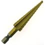 13 drills in 1 STEP DRILL-UNIBIT from 1/8" to 1/2" w/quick release hex shank M2 HSS