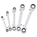 Ratchet wrench Metric 5 Pcs Ratchet Box Wrench Set