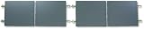Global ADOOR72ACSG Adaptabilities Hutch Bookcase Doors for 72w Hutch, 17-3/4 x 15, Storm Gray