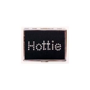 Outer Rebel Fashion Flasks and Smoking Accessories- Bling Hottie Stainless Steel Cigarette ID Case...