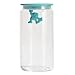 A di Alessi Gianni Glass Jar, Blue Lid, 140 cl, (AMDR06 AZ)