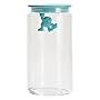 A di Alessi Gianni Glass Jar, Blue Lid, 140 cl, (AMDR06 AZ)