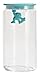 A di Alessi Gianni 6-Cup Glass Jar, Aqua Blue, cl 140 -