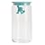 A di Alessi Gianni Glass Jar, Blue Lid, 140 cl, (AMDR06 AZ)
