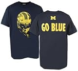 Majestic Michigan Wolverines Raised Helemet Tee
