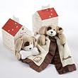 "Patches" Plush Puppy Lovie in Adorable Dog-House Gift Box