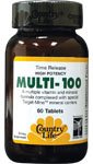 Multi 100 Timed Release W/Target Mins 60 Tabs