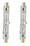 from RING Twin Pack 150w 78mm Tungsten Linear R7s Halogen Floodlight Security Light Bulb