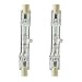 Twin Pack 150w 78mm Tungsten Linear R7s Halogen Floodlight Security Light Bulb