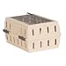Petmate Cabin Kennel Wire Top Pet Carrier (Bleached Linen, 17 Inch L x 12 Inch W x 8 Inch H)