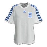 Adidas 627006 Griechenland GRE Home Trikot, White/Satellite, Gr. XL