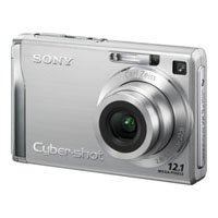 Sony Cybershot DSCW200 12.1MP Digital Camera with 3x Optical Zoom and Super Steady Shot
