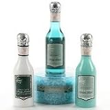 Aquaterra Cypress Blue Sea Salt Spa Set Birthday Gift Idea for Her Anniversary Gift Idea