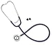 Dual-Head Stethoscope - Color: Black