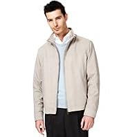 Collezione Mock Suede Bomber Jacket