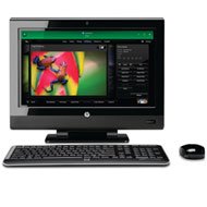 HP TouchSmart 310-1020 All-in-One Desktop PC - Black