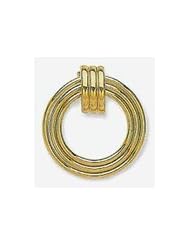 14k Fancy Tube Multiple Hoop Earrings