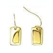 Gold Plated Brass Earrings, Weight: 4.50gm Gold Plated Brass Earrings, Weight: 4.50gm