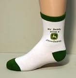 John Deere "My Daddy Drives a John Deere" Kids Sock