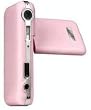 Isonic Snapbox DV747PK 12 MP 2.5-Inch LCD Remote Control 8x Digital Zoom Pink Retro Leather-Like Design Multifunctional Camera