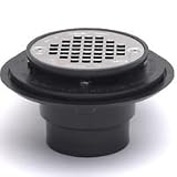 Oatey 42210 ABS Drain with Stainless Steel Strainer for Tile Shower Bases, 2-Inch or 3-Inch