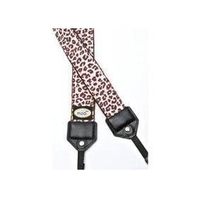 Mod Pink & Brown Leopard Camera Strap with Quick Release