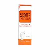 Scotts Emulsion Original Cod Liver Oil With Vitamin A & D - 12.5 Oz.