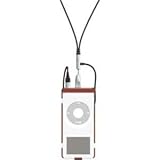 Rivet Lanyard Headphones with Grab for iPod nano 1G (Red)