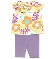 2 Piece Cotton Rich Floral Tunic & Cropped Trousers Outfit