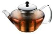 Bodum Classic 1.2 l/40oz Glass Tea Press with Stainless Steel Filter - Large