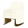 Nurseryworks Cole Glider in Ecru with Light Legs