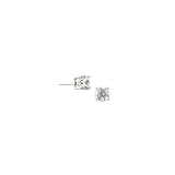Sterling Silver Cubic Zirconia Round Stud Earring By Crislu