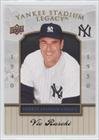 2008 Upper Deck Yankee Stadium Legacy Collection Box Set White #26 - Vic Raschi