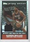 2002-03 Topps Jersey Edition Black #JERAW - Rasheed Wallace R/99