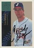 Chris Widger, Jacksonville Suns - Mariners Affiliate, 1994 Fleer Excel Autographed Card