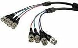 Cable, RGB Monitor, 4 BNC to 4 BNC, 6'