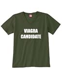 VIAGRA CANDIDATE on Womens V-Neck T-Shirt (in 21 colors)
