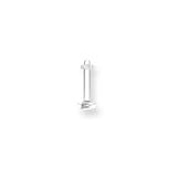 Soft Acrylic Labret Retainer 16G (1.3mm) 5/16 (8mm) Long Clear Labret R