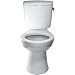 Sloan Valve ST-9020-A Commercial Elongated Toilet Bowl, White