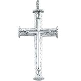 Platinum Cross Pendant - 39.0X23.0mm