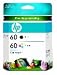 Genuine NEW Hewlett Packard CD947FN HP 60 Black & 60 Color Ink Cartridge Combo Pack
