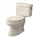 Kohler Pinoir Elongated Toilet w/Concealed Trapway & Right-Hand Trip Lever K-3465-RA-47