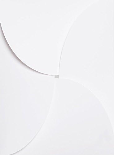 Rile Designs 5 x 7 White Petal Invitation Closure (Pack of 25)