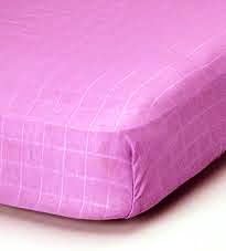 Organic Muslin Cotton Fitted Crib Sheet - Fits Standard Size Crib Mattress (Rosebud)