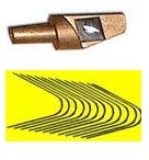 Bryke Racing 902-108c #8 Tire Groover Head / Blade Combo Ideal Grooving Iron