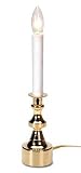 12 Inch Electric Candle White Stem