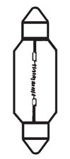 (239) 12V 5W Festoon Bulbs, Pack of 10